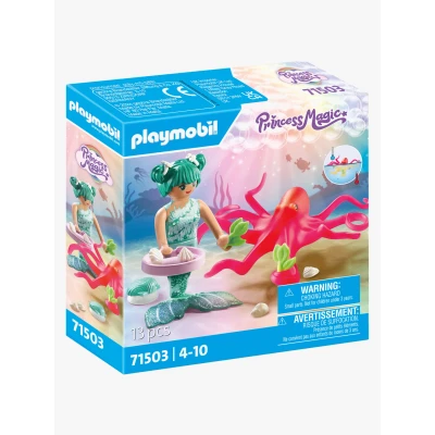 Abbildung von Playmobil 71503 Princess Magic Baukasten Meerjungfrau mit Farbwechselkrake