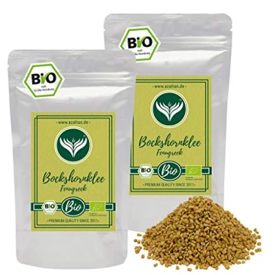 Abbildung von Azafran BIO Bockshornklee Saat ganz Bockshornkleesamen 500g