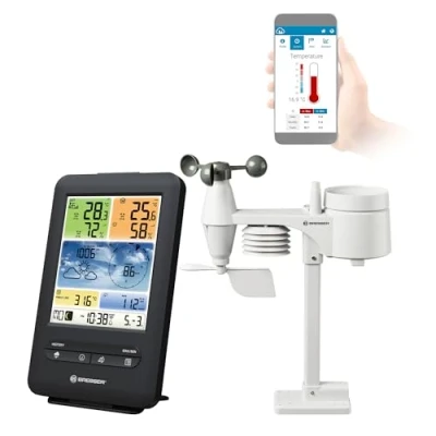 Abbildung von WLAN Farb Wetter Center mit 5 in 1 Profi Sensor V