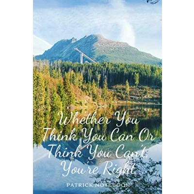 Abbildung von Whether You Think Can Or Can’t, You’re Right