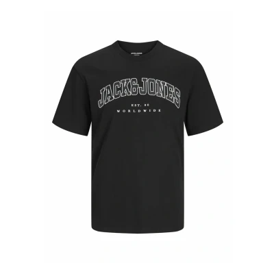 Abbildung von Jack &amp; Jones PLUS SIZE LOGO Tshirt print, Herren, Größe: 4XL, Black