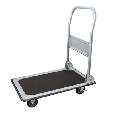 Abbildung von ProBauTec Plattformwagen, Tragkraft 150 kg, Farbe: anthrazit grau