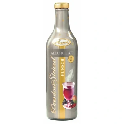 Abbildung von Dresdner Striezel Glühwein von Lausitzer Punsch alkoholfreier 0,75l 12er Pack 12 x