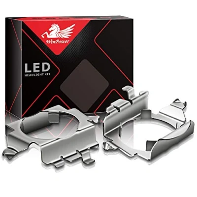 Abbildung von WinPower H7 LED Birne Base Clips Adapter Halter Haltefedern Unterstützung Umwandlung Zubehör, 2 Stücke