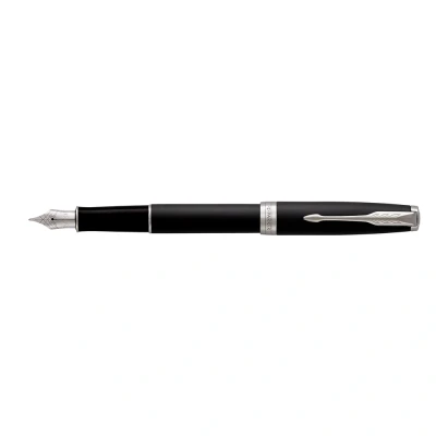 Abbildung von Parker Sonnet Matte Black Lacquer CT FP F