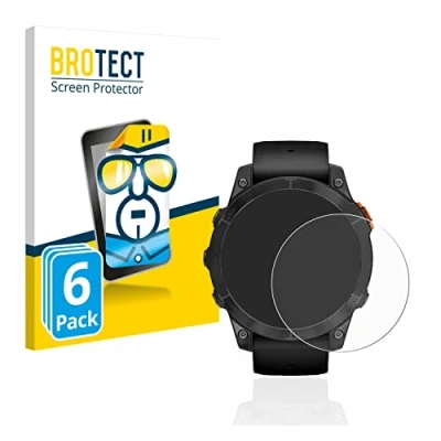 Abbildung von BROTECT (6 Stück Schutzfolie für Garmin Fenix 7 Pro Solar (47 mm) Displayschutz Folie Ultra Klar