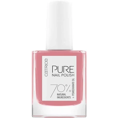 Abbildung von Catrice PURE Nail Polish, Nailpolish, Nagellack, Nr. 03 Perfection, nude, glänzend, ohne Aceton, vegan, Mikroplastik Partikel frei (10ml)