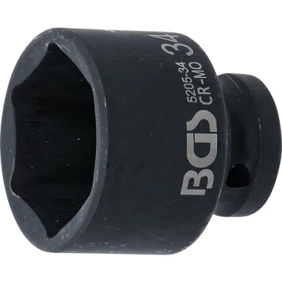Abbildung von BGS 5205 34 Kraft Steckschlüssel Einsatz Sechskant 12,5 mm (1/2&quot;) SW