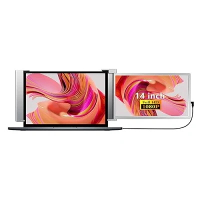 Abbildung von Lipa S14 14 Zoll Tragbarer Monitor Zusätzlicher Bildschirm Laptop HDR Full HD mit 60 Hz USB c und HDMI Für Laptops zwischen 17 Auch einzeln einsetzbar