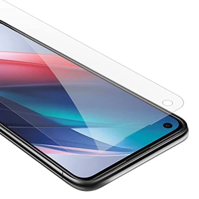 Abbildung von Cadorabo Panzer Schutz Glas für Oppo FIND X3 LITE Schutzfolie in Ultra Klar Hüllen freundlich Gehärtetes (Tempered) Dipslayschutz Folie 9H Härte Anti Kratzer