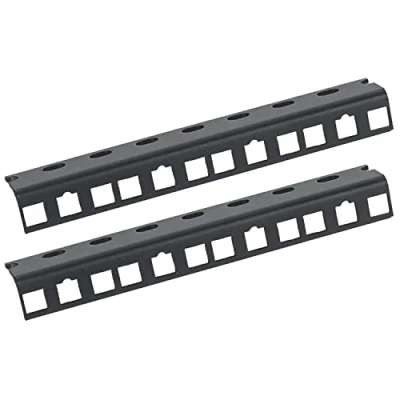 Abbildung von HMF 66804 02 Rackschiene für Serverschrank 2 Stück 10 Zoll 4 HE Schwarz