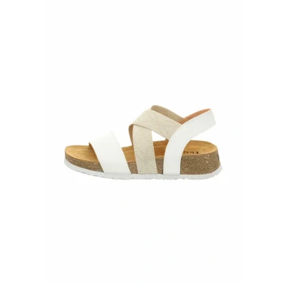 Abbildung von Think! Keilsandalette, Damen, Größe: 41, Bianco Schuhe