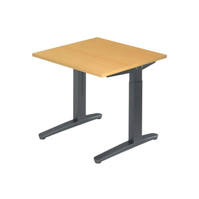 Abbildung von Hammerbacher Schreibtisch XB08 Buche/Graphit