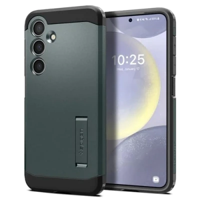 Abbildung von Spigen Tough Armor Hülle Kompatibel mit Samsung Galaxy S24 Plus Grün
