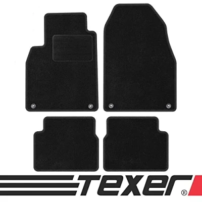 Abbildung von TEXER Textil Fußmatten Passend für Saab 93 Bj. 2002 2008 ANTHRAZIT