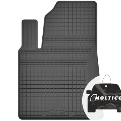 Abbildung von Fahrer Gummimatten mit Rand Auto Fußmatten Gummi Automatten Passgenau 1 teilig Set passend für Peugeot 208 I 2012 2019