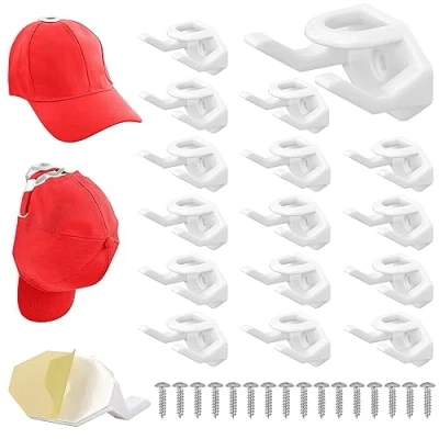 Abbildung von BELLE VOUS Dekoobjekt 16er Pack selbstklebende Cap Halterung Halter