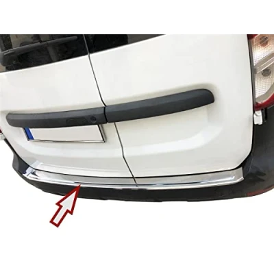Abbildung von Recambo CT LKS 1041 LADEKANTENSCHUTZ EDELSTAHL POLIERT für DACIA DOKKER ab 2012 mit ABKANTUNG, Large
