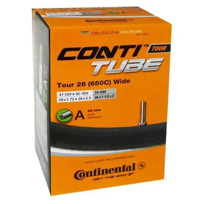 Abbildung von Continental Schlauch Conti 26x1.75 2.50&quot; 47 62/ 559 A40. TOUR 26 wide AV 40mm