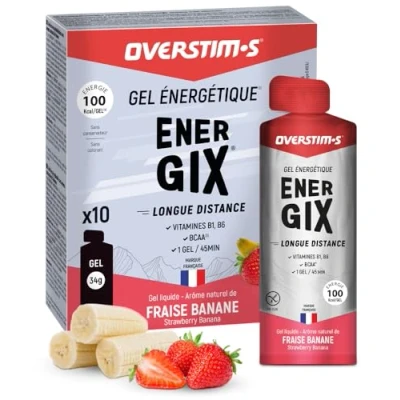 Abbildung von Langstrecken Ausdauer Energie Energix Gel Erdbeer Banane 10 x 34g
