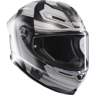 Abbildung von AGV K6 S Ultrasonic Motorradhelm Matt Schwarz Grau (S)