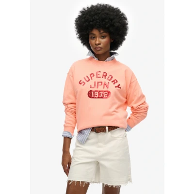 Abbildung von Superdry Sweatshirt &quot;EMBELLISHED VARSITY LOOSE CREW&quot;