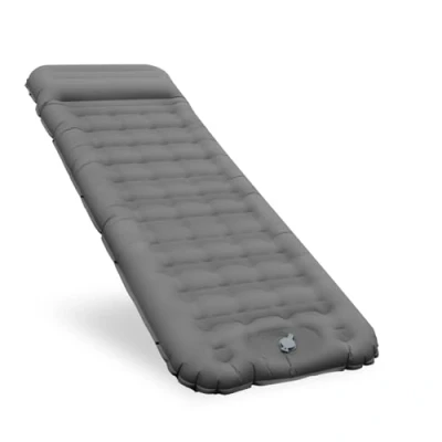 Abbildung von Isomatte Luftmatratze Selbstaufblasend, Bequem 12CM Verdicktes Aufblasbare Matratze mit Fußpumpe und Kopfkissen, Wasserdicht Camping Outdoor, Ultraleicht Schlafmatte für Zelt Strand
