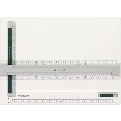 Abbildung von FABER CASTELL 171273 Zeichenplatte A3 TK SYSTEM, mit Führungsnuten und Zirkelabgriffskala