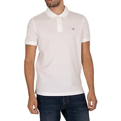 Abbildung von GANT Original Rugger PLUS SIZE Poloshirt, Herren, Größe: Medium, White