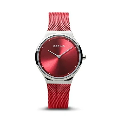 Abbildung von Bering Analog Quarz Uhr, Damen, Größe: One Size, Silber