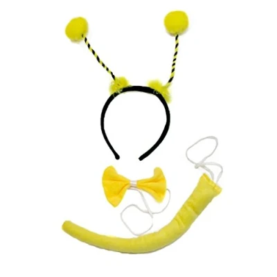 Abbildung von Petitebelle Stirnband Bowtie Schwanz Kostüm für Erwachsene Einheitsgröße Biene