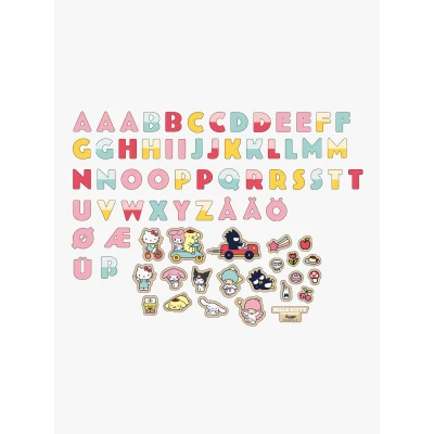 Abbildung von Hello Kitty Magnetbuchstaben und Figuren