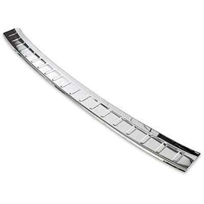Abbildung von Ladekantenschutz Edelstahl CHROM kompatibel für BMW 2er Active TOURER F45 2014 mit Abkantung premium Qualität von RECAMBO