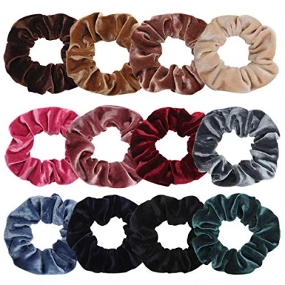 Abbildung von Kurtzy Haarband Samthaargummis Weiche Scrunchies für alle Haartypen, 1 tlg.