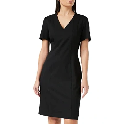 Abbildung von GERRY WEBER Damen 98039 38173 Kleid, Schwarz (Schwarz 11000), (Herstellergröße: 48)