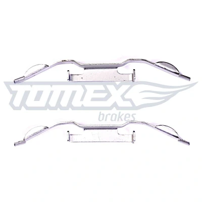 Abbildung von TOMEX brakes TX 43 31 Zubehörsatz, Scheibenbremsbelag Vorderachse BMW: 3 Limousine, Touring, 1 Schrägheck, FORD: Galaxy Mk2 MPV, S Max Mk1