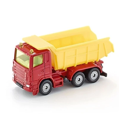 Abbildung von siku 1075, LKW mit Kippmulde, Metall/Kunststoff, Rot/Gelb, Kippbare Mulde