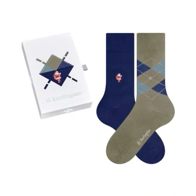 Abbildung von Burlington Herren Everyday X mas Box M So Baumwolle Gemustert 2 Paar Socken, Mehrfarbig (Sortiment 0050), 40 46