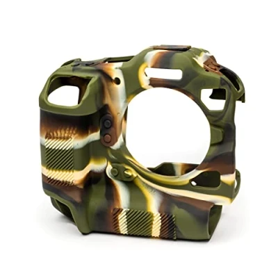 Abbildung von easyCover Silikon Kameratasche Schutz für Ihre Kamera Canon R3 Camouflage