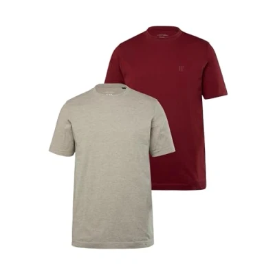 Abbildung von JP 1880 Herren große Größen Übergrößen Menswear L 8XL T Shirts, Basic, 2er Pack, Rundhals, bis dunkelrot 702637545
