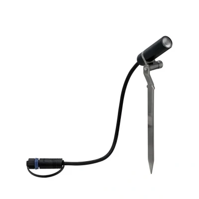 Abbildung von Paulmann LED Gartenstrahler &quot;Plug &amp; Shine&quot;, 3 flammig, Leuchtmittel Modul fest integriert, Modul, 3000K 24V Anthrazit