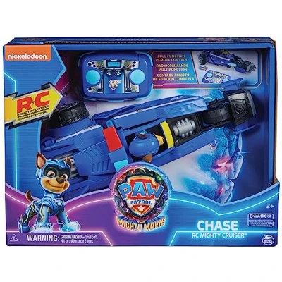 Abbildung von Spin Master RC Auto Paw Patrol Movie II Chases Fahrzeug (remote control), mit Chase im Fahrersitz