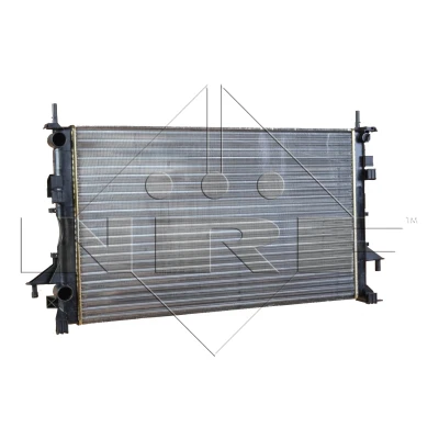 Abbildung von NRF 58319 Kühler, Motorkühlung Aluminium 675 415 34 Kühlrippen mechanisch gefügt RENAULT: ESPACE 4, LAGUNA 2 Grandtour, Vel Satis