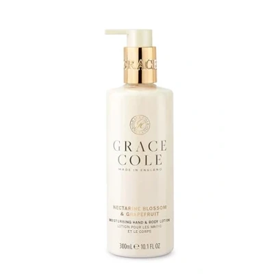 Abbildung von Grace Cole Nectarine Blossom &amp; Grapefruit Hand Body Lotion, Moisturising and Nourishing, Vegan Cruelty Free 300ml
