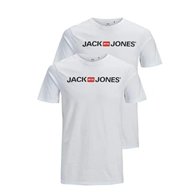 Abbildung von JACK &amp; JONES Herren JJECORP Logo Tee SS Crew Neck NOOS 12137126, Verdant Green/White REG, L