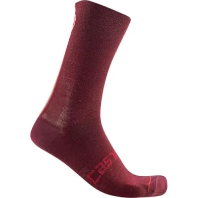 Abbildung von Castelli 4522567 RACING STRIPE 18 SOCK Socks Unisex BORDEAUX S/M