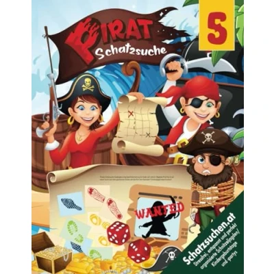Abbildung von Piraten Schatzsuche Kindergeburtstag Spiel/Unterhaltung für Kinder ab 5 Jahren: Begleitet Pirat Parrot auf seiner Suche nach dem gestohlenen Schatz &amp; ... (indoor/outdoor) (Bravo Schatzsuche)