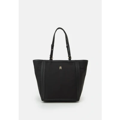 Abbildung von Tommy Hilfiger Essential TOTE Shopping Bag, Damen, Größe: One Size, Black