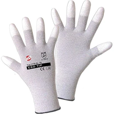 Abbildung von L+D 1170 9 Schutzhandschuh grau Nylon
