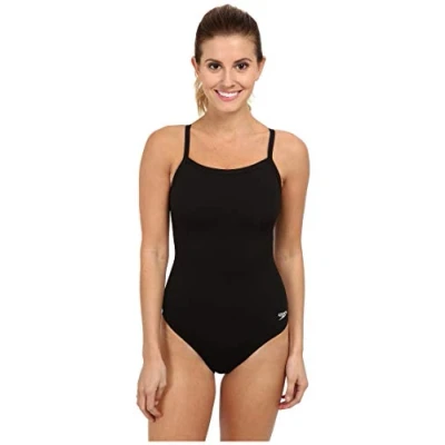 Abbildung von Speedo Damen Badeanzug, einteilig, Endurance+ Flyback Block, Erwachsene, Teamfarben